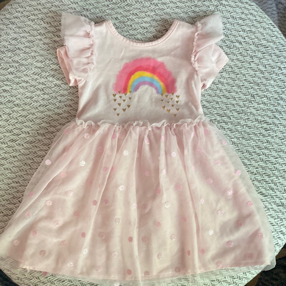 Cat & Jack Rainbow Tutu Dress 3T